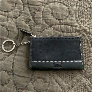 Coach cardholder keychain